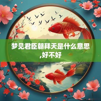 梦见君臣朝拜天是什么意思,好不好