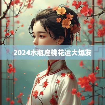 2025水瓶座桃花运大爆发