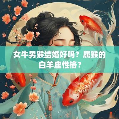 女牛男猴结婚好吗？属猴的白羊座性格？