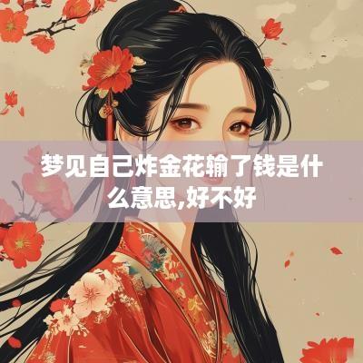 梦见自己炸金花输了钱是什么意思,好不好