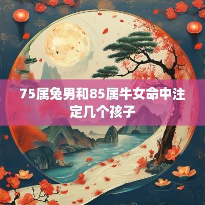75属兔男和85属牛女命中注定几个孩子