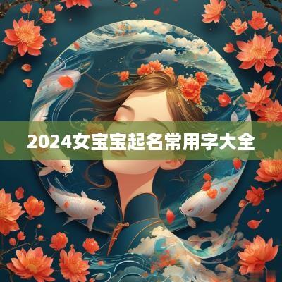 2025女宝宝起名常用字大全