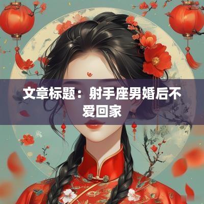 文章标题：射手座男婚后不爱回家