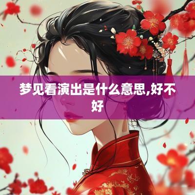 梦见看演出是什么意思,好不好