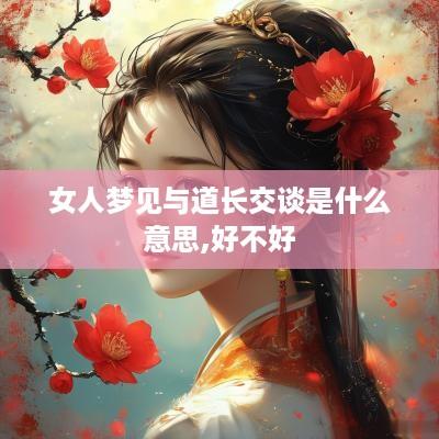 女人梦见与道长交谈是什么意思,好不好