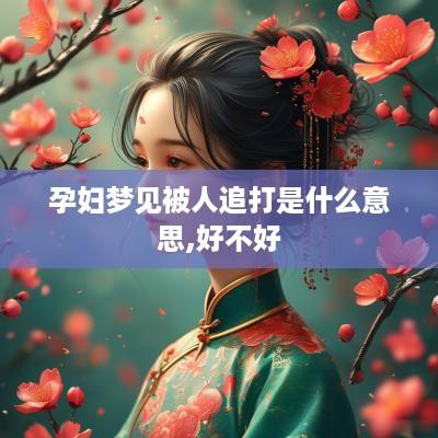 孕妇梦见被人追打是什么意思,好不好