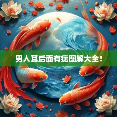 男人耳后面有痣图解大全！