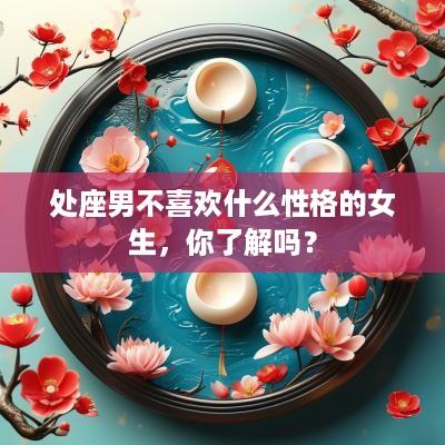 处座男不喜欢什么性格的女生，你了解吗？