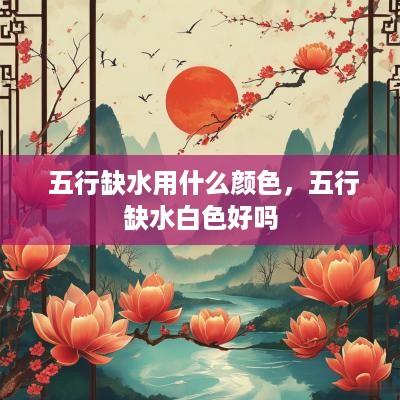 五行缺水用什么颜色，五行缺水白色好吗