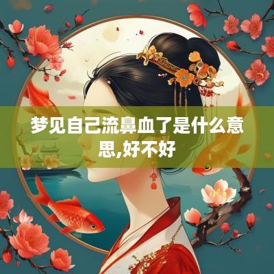 梦见自己流鼻血了是什么意思,好不好
