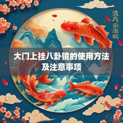 大门上挂八卦镜的使用方法及注意事项