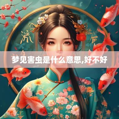 梦见害虫是什么意思,好不好
