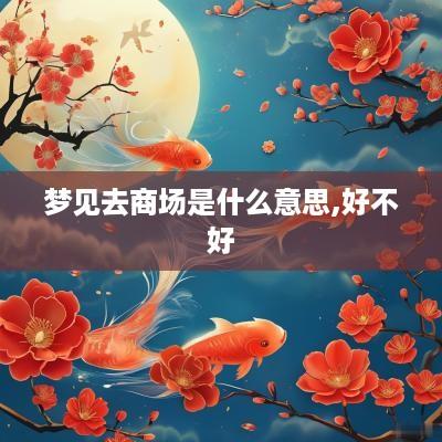梦见去商场是什么意思,好不好