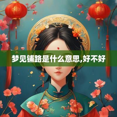梦见铺路是什么意思,好不好