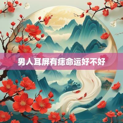 男人耳屏有痣命运好不好