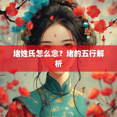 堵姓氏怎么念？堵的五行解析
