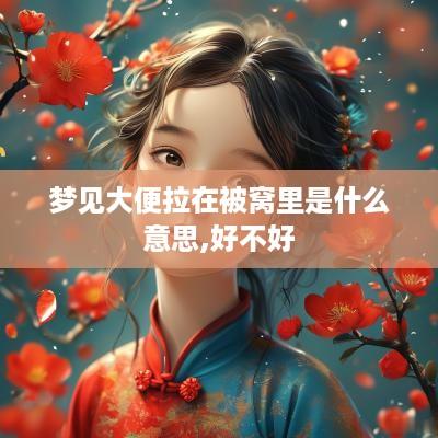 梦见大便拉在被窝里是什么意思,好不好