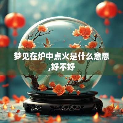 梦见在炉中点火是什么意思,好不好