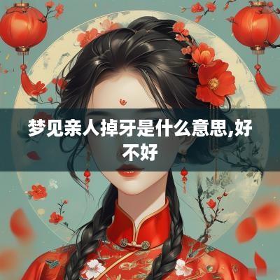 梦见亲人掉牙是什么意思,好不好