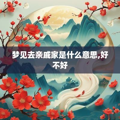 梦见去亲戚家是什么意思,好不好
