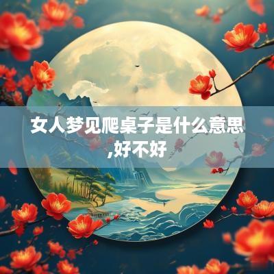 女人梦见爬桌子是什么意思,好不好
