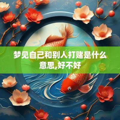 梦见自己和别人打赌是什么意思,好不好