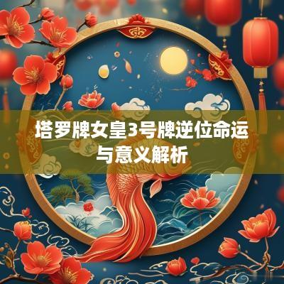 塔罗牌女皇3号牌逆位命运与意义解析