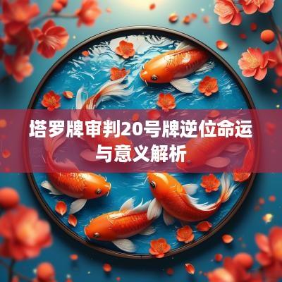 塔罗牌审判20号牌逆位命运与意义解析