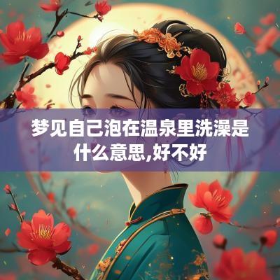 梦见自己泡在温泉里洗澡是什么意思,好不好