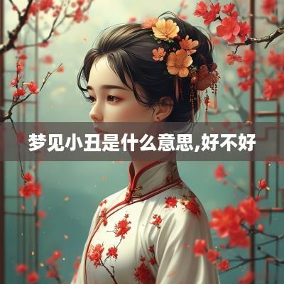 梦见小丑是什么意思,好不好