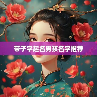 带子字起名男孩名字推荐
