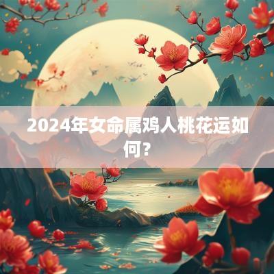 2025年女命属鸡人桃花运如何？