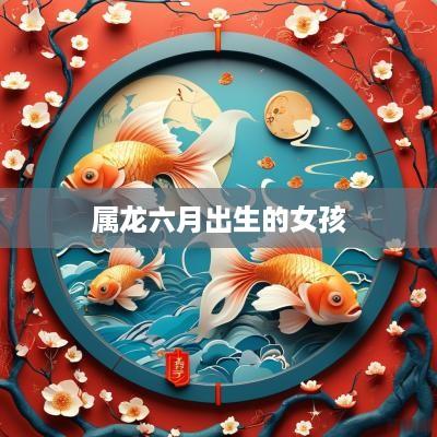 属龙六月出生的女孩