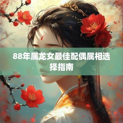 88年属龙女最佳配偶属相选择指南