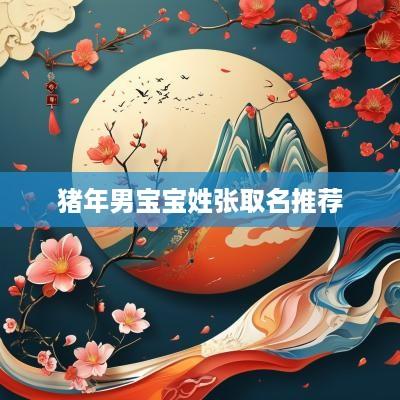 猪年男宝宝姓张取名推荐