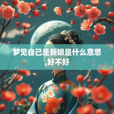 梦见自己是新娘是什么意思,好不好