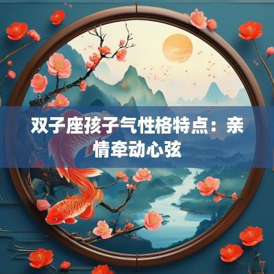 双子座孩子气性格特点：亲情牵动心弦