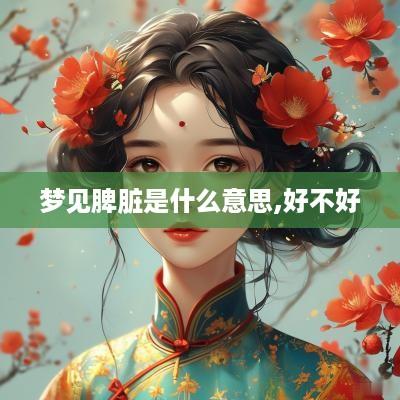 梦见脾脏是什么意思,好不好