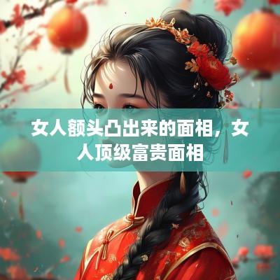 女人额头凸出来的面相，女人顶级富贵面相