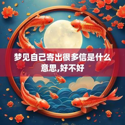 梦见自己寄出很多信是什么意思,好不好