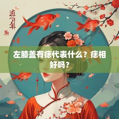 左膝盖有痣代表什么？痣相好吗？