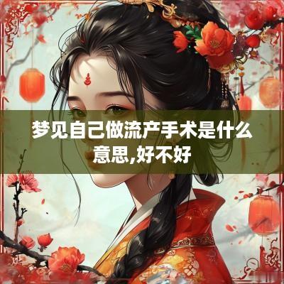 梦见自己做流产手术是什么意思,好不好