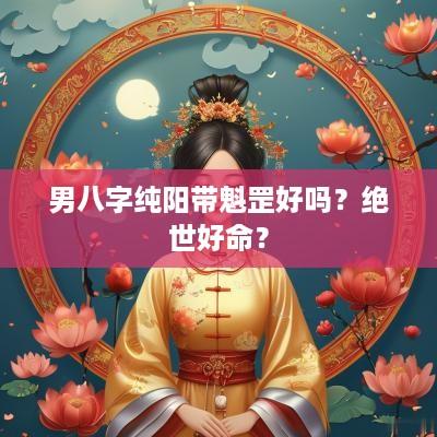 男八字纯阳带魁罡好吗？绝世好命？