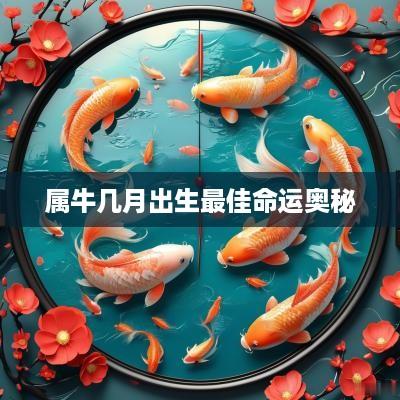 属牛几月出生最佳命运奥秘