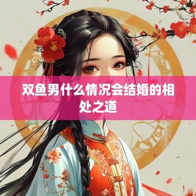 双鱼男什么情况会结婚的相处之道