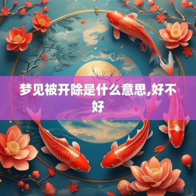 梦见被开除是什么意思,好不好