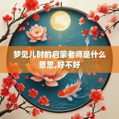 梦见儿时的启蒙老师是什么意思,好不好