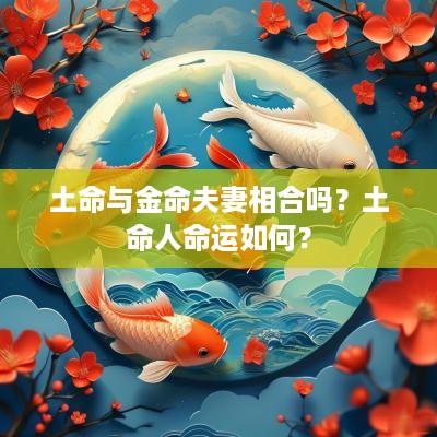 土命与金命夫妻相合吗？土命人命运如何？