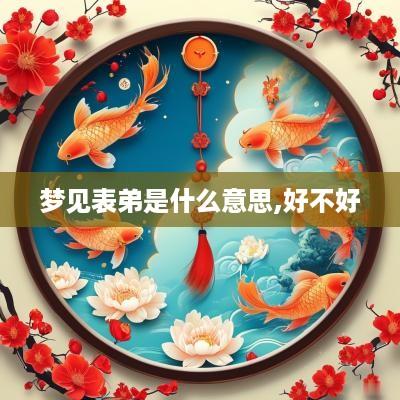 梦见表弟是什么意思,好不好