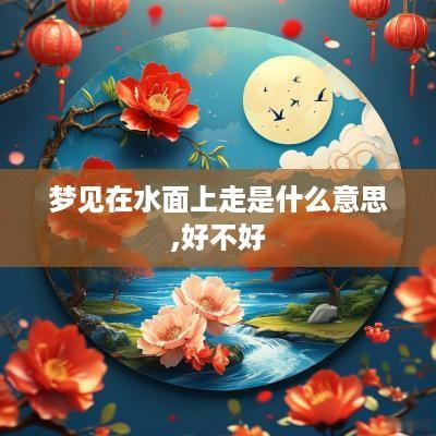 梦见在水面上走是什么意思,好不好